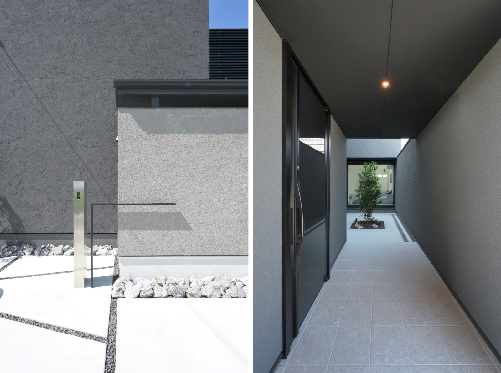 隠して魅せる家